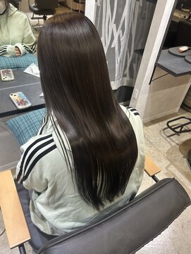 オリーブフォーヘアー(olive For hair) 艶髪グレージュ×髪質改善METEOカラー