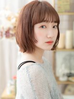 カバーヘア ブリス 大宮西口(COVER HAIR bliss)&nbsp;■オレンジベージュ姫カットレイヤー外ハネボブ709大宮20代30代