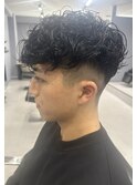 スペインカール海外風パーマメンズマッシュメンズカット【大和】