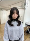 ロングレイヤー 髪質改善ストレート レイヤーカット