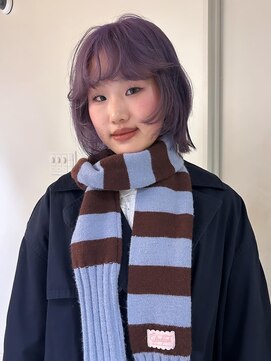 ホミ(FOMI) レイヤーボブ、ラベンダーカラー