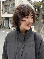 フェンヘアーアイス 中目黒(Fen.hair ici)&nbsp;小顔パーマ◎ショートボブ×レイヤーカットデニュアンスパーマ