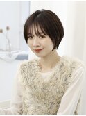 大人ショートボブ/20代30代40代50代/岡野亘希