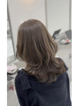 イオエ 表参道(ioe) 黒髪/オリーブグレー/小顔/ココアベージュ/髪質改善/縮毛矯正