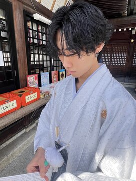 ヘアーリゾートラシックアールプラス(hair resort lachiq R+) メンズ和装 袴着付