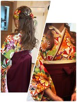 ハウオリ ヘアーワークス(Hauoli hair works)&nbsp;卒業式アレンジ☆ヘアアレンジ×袴着付け