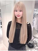 名古屋ブリーチ/ホワイトベージュ/ホワイトミルクティー