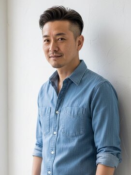 エムエイチバーバー 肥後橋(MH THE BARBER) ツーブロックアップバングショート【肥後橋駅・西梅田・本町】