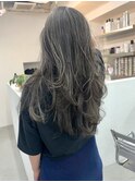 地毛ハイライト/海外風レイヤー/極細ハイライト
