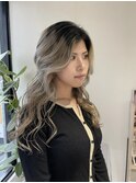 バレイヤージュ★外国人風カラー