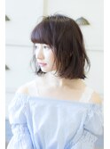 セミウェットなくせ毛風ボブ/ ザシーバイアフロート 海老名