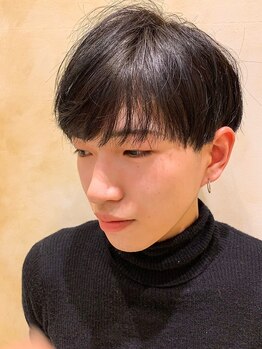 ラフィノ(rafino)の写真/メンズにオススメの《頭皮ケア・眉カット》あり◎男性スタイリストが提案する、第一印象を上げるスタイル。