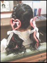 秋葉原コットン ヘアセット専門店&nbsp;ハートヘアーのツインテール ライブヘアー　コンサートヘアー