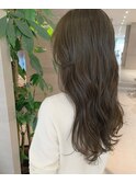 【尾山台THREEbyKEEP関谷】オリーブベージュ×ロングウェーブ