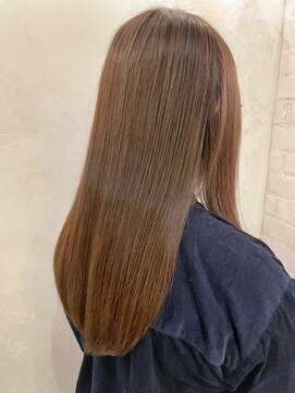 ベルビアンカ(Belle BIANCA) Belle BIANCA 縮毛矯正 ナチュラルストレート ブラウン by TOMOE