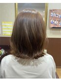 透明感カラー【ミルクティベージュ】