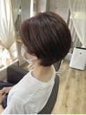 ショートボブ×ココアブラウン【アルティストカラー】