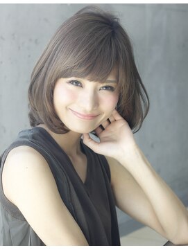 アフロート ギンザ(AFLOAT GINZA) 【小鳥居】シルキーベージュ大人可愛いボブショート前上がりボブ