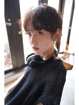 テテコケット(tete coquette) 『真通知弘』コンパクトショート+無造作パーマ