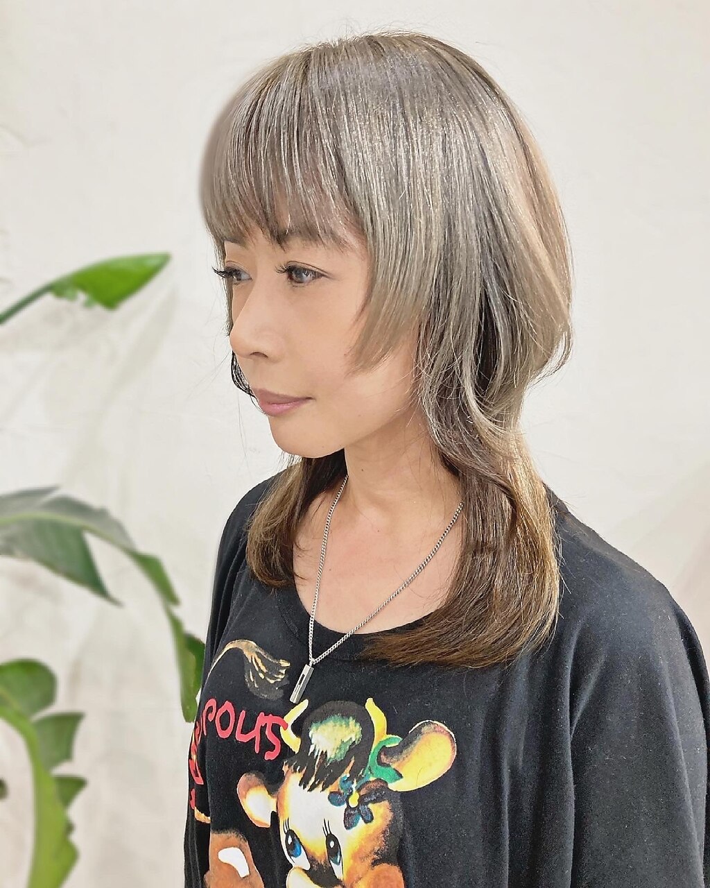 ALIUS 池袋 小川】グレイヘアぼかし×ウルフ：L139778755