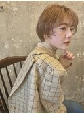 【かしむらゆうか】血色UP柔らかベージュ/ショートボブ