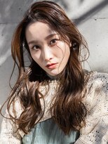 ピークアブー アヴェダ 池袋東武(PEEK-A-BOO AVEDA) アンニュイカールなロング 池袋 森田大樹