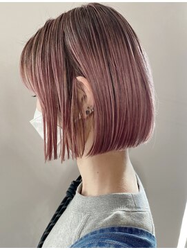 ジャム(Jam) 人気のミニボブ×ラベンダーピンクカラー★中村大輔