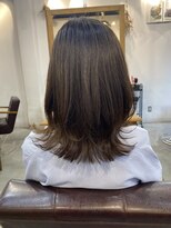 レイリー(LAiLy)&nbsp;ミディアムレイヤーtoオリーブカラー