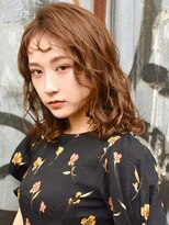 ブゾン(buZon)&nbsp;【buZon ブゾン】ミディアムパーマ☆シースルーバンク