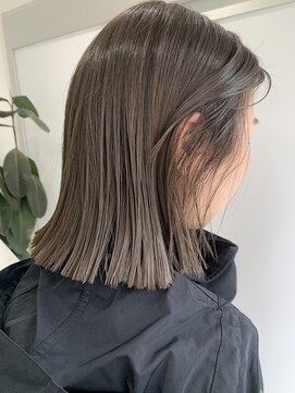 ルーム(Loom.) ブリーチなしオリーブ　オリーブベージュ　オリーブグレージュ