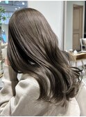 オリーブカラー/ミルクティー/グレージュ/ブリーチなし/渋谷