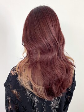 アイティー バイ アルバム 浦和店(IT by ALBUM) イヤリングカラー_フルバングレッドブラウン_ba478102