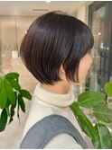 ストレート丸みショート/ナチュラルブラウン