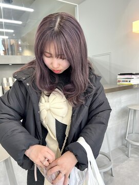 カケル(×.) レベンダーグレージュ/ミディアムボブ