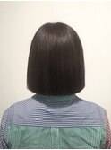 ▼40代大人の切っぱなしボブ 美髪カット 白髪染め TOKIOTR
