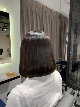 アリーズ シブヤ(ALLYS shibuya) 縮毛矯正×前下がりボブ