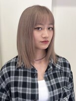 ロア 福岡天神本店(LORE)&nbsp;ダブルカラーベージュカラーケアブリーチカラーハイトーンカラー