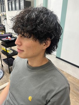 ナンバー ブラオ 名古屋栄(N° blao) メンズパーマ おしゃれメンズ カジュアル 担当:奈良