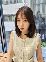 ファンナギンザ(FaNNa ginza) ワンカール/ナチュラルストレート/シースルーバング/小顔/前髪
