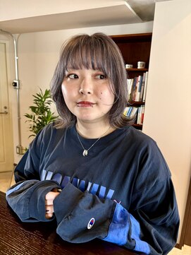 エンベロープス 中目黒(Envelopes) ウルフボブ/グレーベージュ/ニュアンスカラー/レイヤーカット