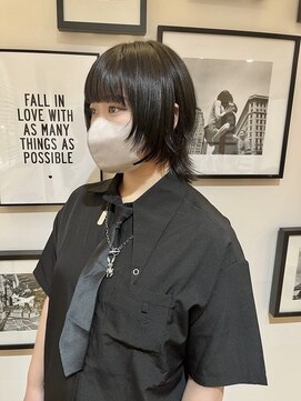 ビーハイブアヴェダ PARCO2店(BEHIVE AVEDA) 【yuuna】男子も女子も二度見しちゃう！？中性ウルフ