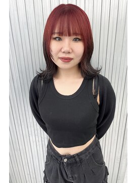 キバ(kva) ▽□□▽黒染め履歴でもできるルーツカラー