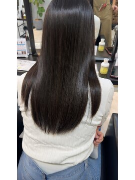 オルメント 天満 南森町(ORL'MENT) 20代30代40代ストレートアッシュページュ髪質改善カラー