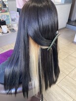 オッジ ヘアー 深谷店(Oggi Hair)&nbsp;トップトーンダウン　インナーブリーチ　　11月