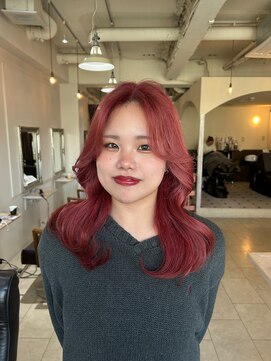 シュシュ(chouchou) チェリーレッド