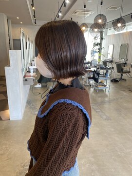 シェル 津山の手店(shel) 20代30代40代大人可愛い抜け感ショートレイヤー外ハネボブ