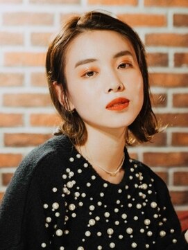 エーバイフー 江坂店(A BY WHO) A BY WHO 江坂／外はねボブ／透明感カラー