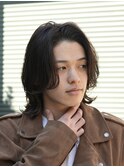 渋谷メンズミディアムパーマメンズボブ緩めスパイラルパーマ
