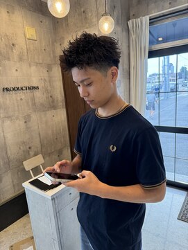 プロダクションズ 宇都宮(PRODUCTIONS) ショートピンパーマ