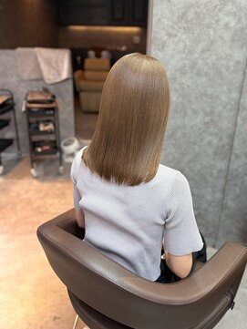 ザ シーワークス(THE Cworks) ミルクティーベージュ/アッシュベージュ/艶髪